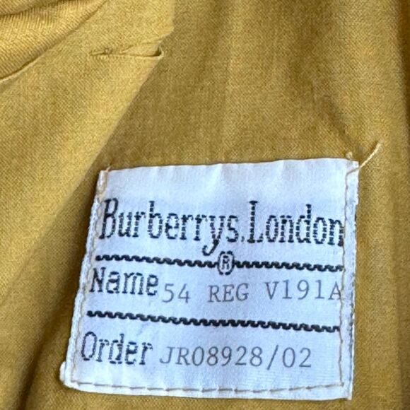 Vintage Burberrys Harrington Jacket in Mustard Yellow 54R Mens - Picture 5 of 9